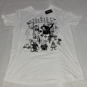 Nightmare Before Christmas Tee White